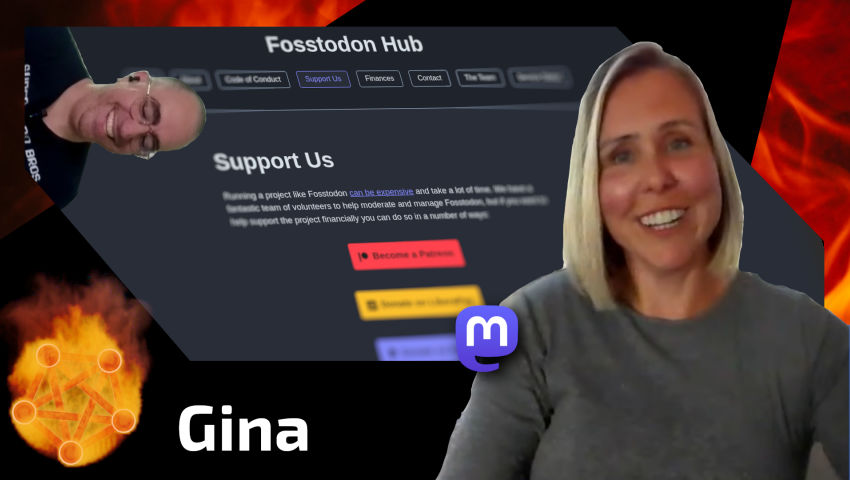 Episode 23 – Gina – Fosstodon – Livestream 2025-06-16